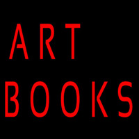 Art Books Neon Skilt