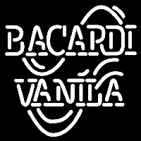 Bacardi Vanila Rum Sign Neon Skilt
