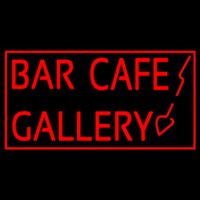 Bar Cafe Gallery Neon Skilt