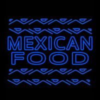 Blue Mexican Food Outdoor Neon Skilt
