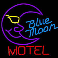 Blue Moon Motel Beer Sign Neon Skilt