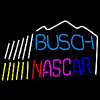 Busch Nascar mountain Beer Sign Neon Skilt