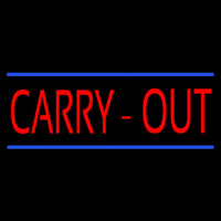 Carry Out Neon Skilt
