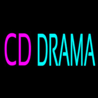 Cd Drama Neon Skilt