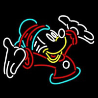 Christmas Mickey Mouse Neon Skilt