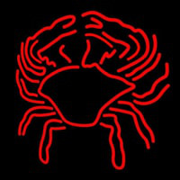 Crab Block With Logo 1 Neon Skilt