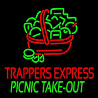 Custom Trappers E press Picnic Take Out Neon Skilt