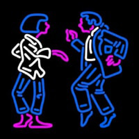Dancing Couple Neon Skilt