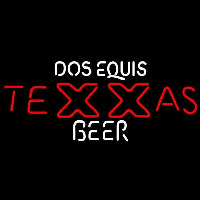 Dos Equis TeXXas Beer Sign Neon Skilt