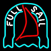 Fosters Full Sail Beer Sign Neon Skilt