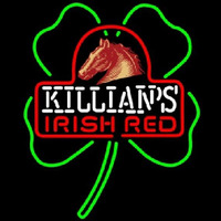 George Killians Irish Red Shamrock Beer Sign Neon Skilt
