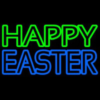 Happy Easter With Egg 2 Neon Skilt