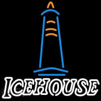 Ice House Light House Beer Sign Neon Skilt