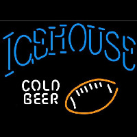 Icehouse Football Cold Beer Sign Neon Skilt