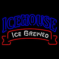Icehouse Red Ribbon Beer Sign Neon Skilt