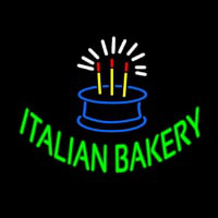 Italian Bakery Neon Skilt