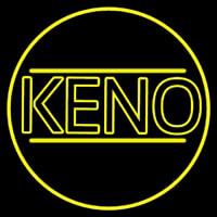 Keno Border Neon Skilt