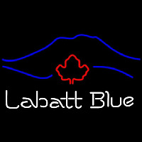 Labatt Blue Mountain Beer Sign Neon Skilt
