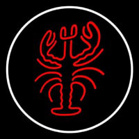 Lobster Logo Oval Neon Skilt