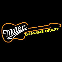 Miller Country Guitar Beer Sign Neon Skilt