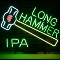 New Redhook Long Hammer Ipa Øl Neon Øl Bar Pub Skilt