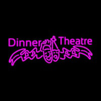 Pink Dinner Theatre Neon Skilt