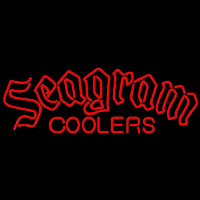 Seagram Logo Wine Coolers Beer Sign Neon Skilt