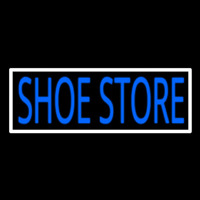 Shoe Store With Border Neon Skilt