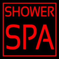 Shower Spa Neon Skilt