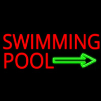 Swimming Pool Neon Skilt