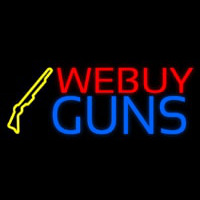 We Buy Guns Neon Skilt