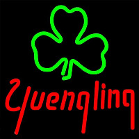 Yuengling Green Clover Beer Sign Neon Skilt