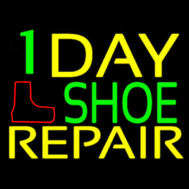 1 Day Repair Neon Skilt