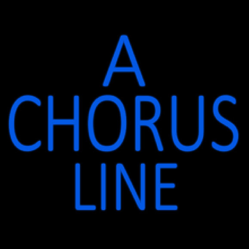 A Chorus Line Neon Skilt