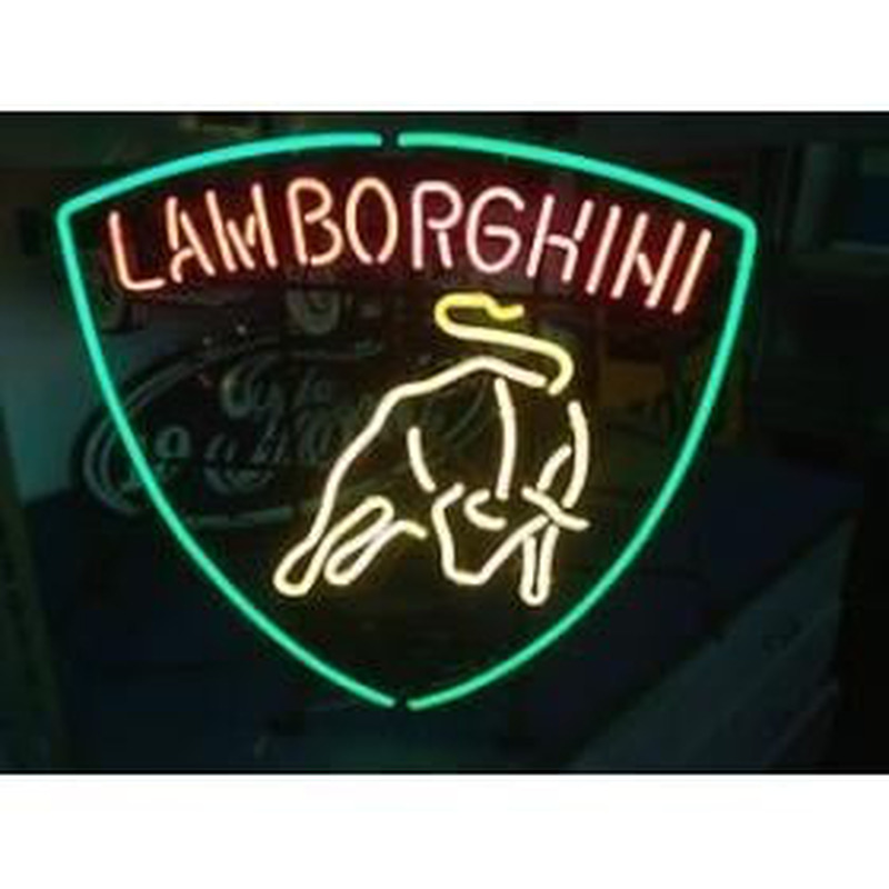 AUTO CAR LOGO Lamborghini Neon Skilt