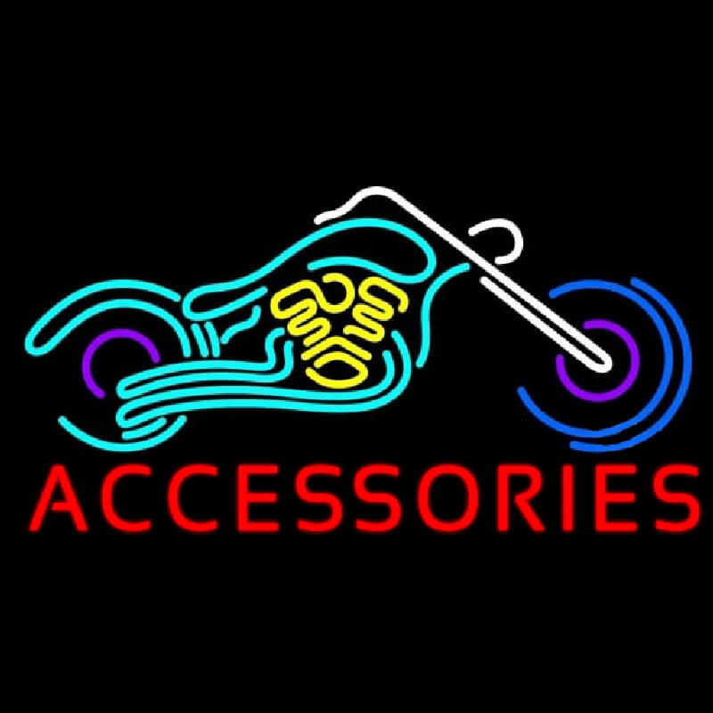 Accessories Block Bike Logo Neon Skilt