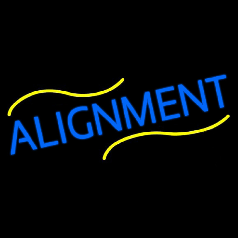 Alignment Neon Skilt