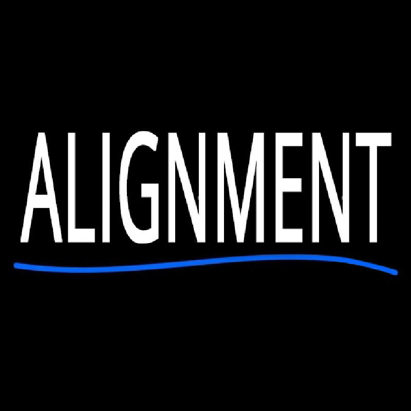 Alignment Neon Skilt