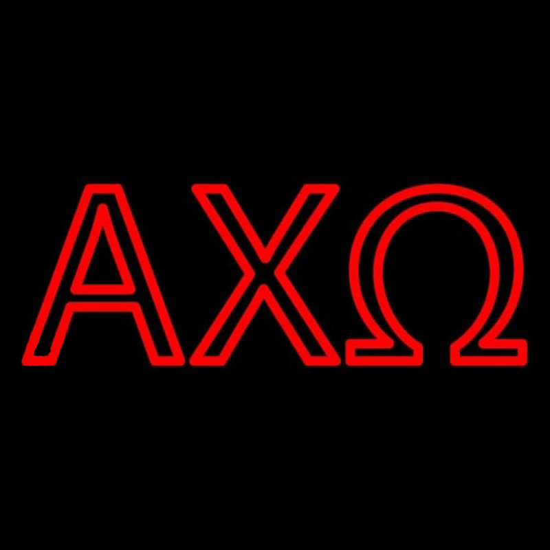 Alpha Chi Omega Neon Skilt