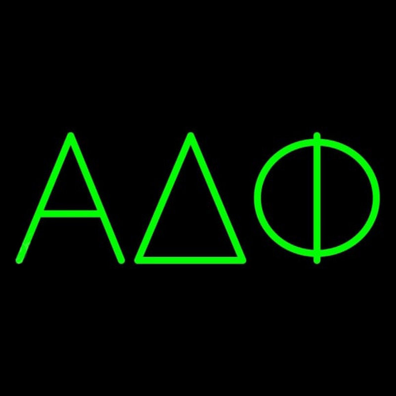 Alpha Delta Phi Neon Skilt
