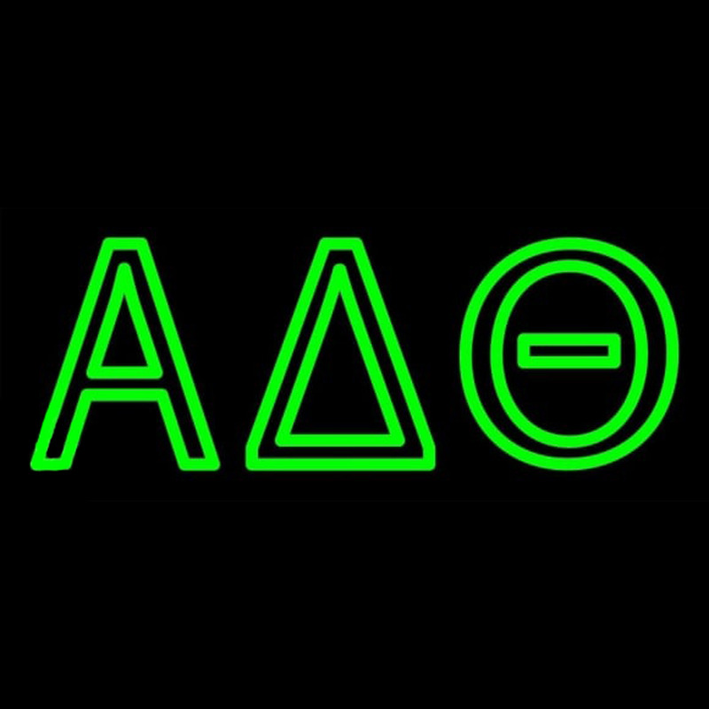 Alpha Delta Theta Neon Skilt