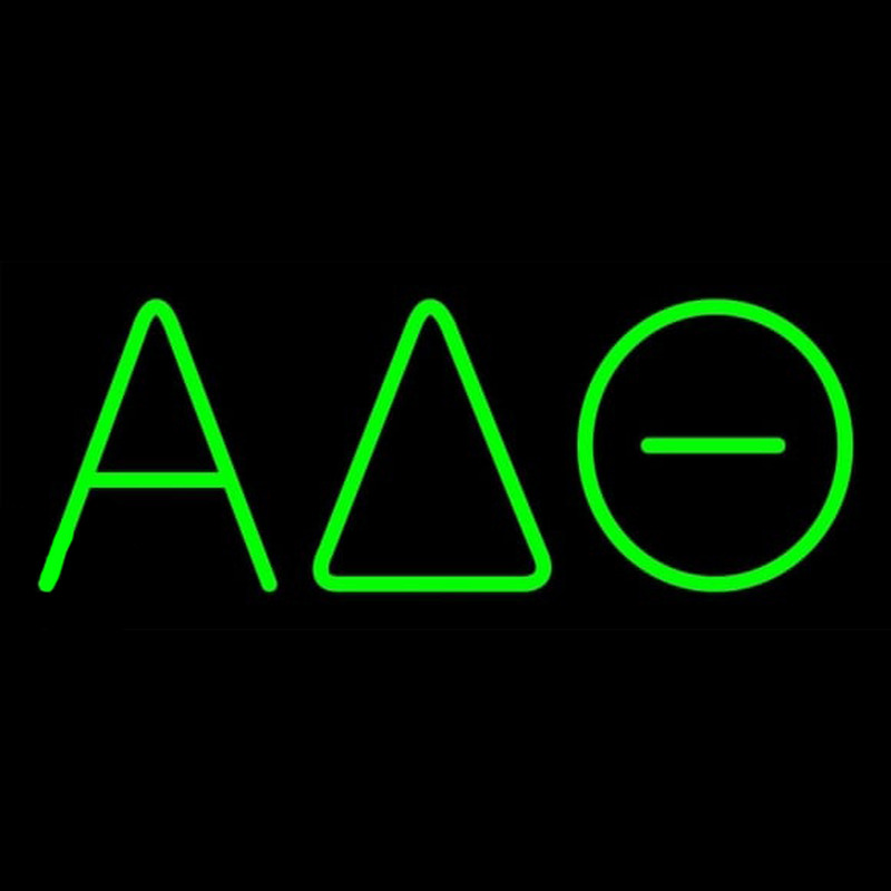 Alpha Delta Theta Neon Skilt
