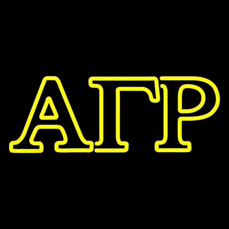 Alpha Gamma Rho Neon Skilt