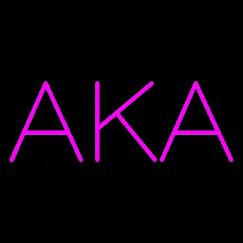 Alpha Kappa Alpha Neon Skilt