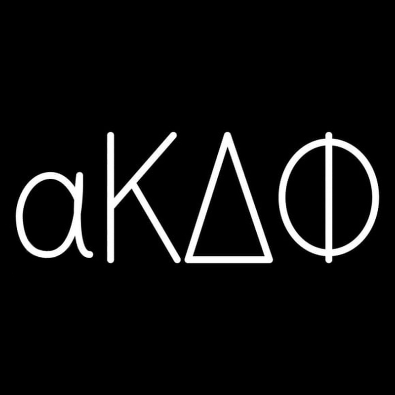 Alpha Kappa Delta Phi Neon Skilt
