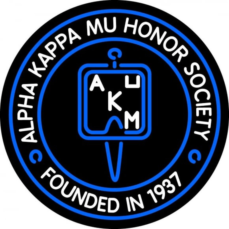 Alpha Kappa Mu Logo Neon Skilt
