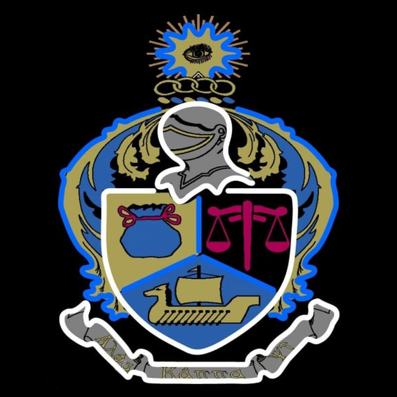 Alpha Kappa Psi Business Logo Neon Skilt