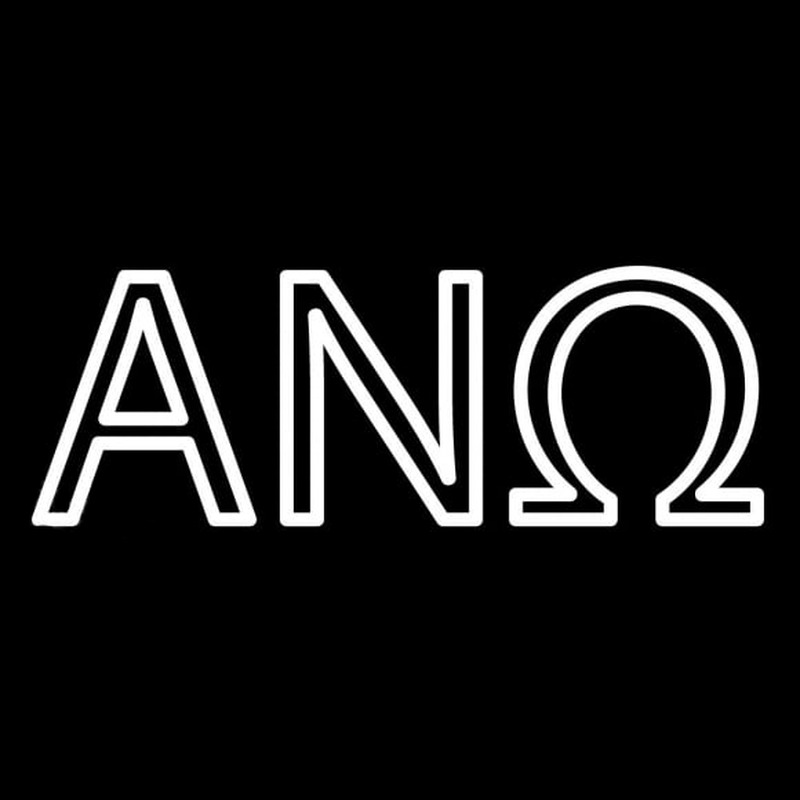 Alpha Nu Omega Neon Skilt
