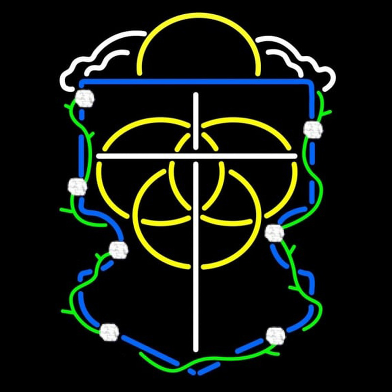 Alpha Omega Epsilon Logo Neon Skilt