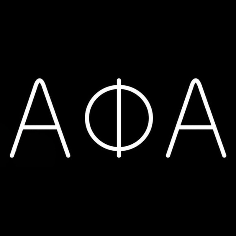 Alpha Phi Alpha Neon Skilt